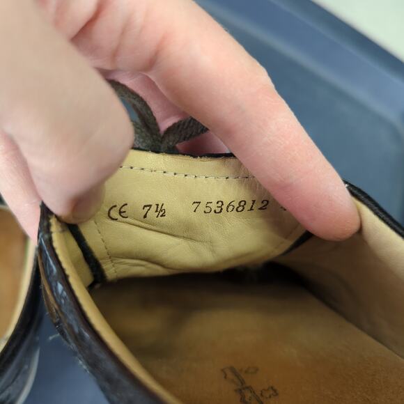 Finn Comfort Asiago Oxfords Wingtip Derby Shoes UK 7.5 US Womens 10 Black Brogue - Picture 7 of 7